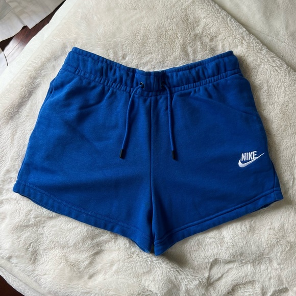 Nike Pants - Nike Blue Soft Sweat Tie Shorts | Never Worn | Size XS